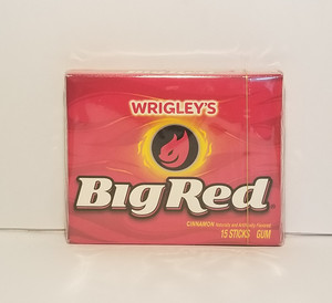 现货*美国进口wrigleys箭牌big red大红肉桂味口香糖*15片*