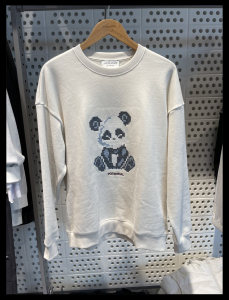 杰克琼斯专柜正品男装熊猫卡通卫衣 221433025 c42 6903756993173