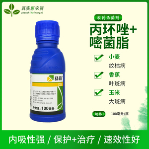 先正达 扬彩 丙环唑嘧菌酯香蕉玉米大小叶斑病 农药 杀菌剂新品1l