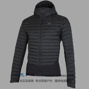 23男款arcteryx cerium hybrid hoody始祖鸟超轻有帽羽绒服x6376