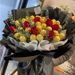 费列罗巧克力花束合肥鲜花店生日女神表白求婚纪念日闺蜜同城配送