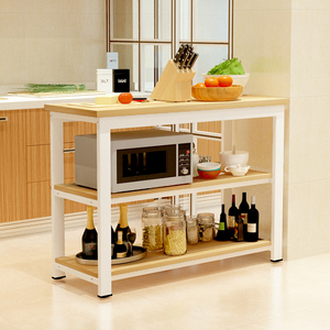 厨房切菜台置物桌家用厨房导台桌子多功能小长桌子简易长方形餐桌