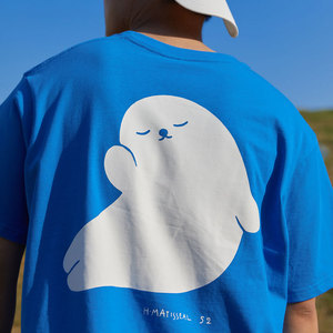 yesseallife 海豹王xx 马蒂斯豹系列情侣款纯棉运