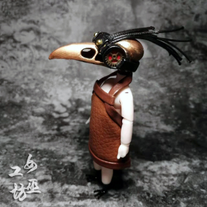 女巫工坊 bjd娃娃蒸汽朋克可爱乌鸦人偶摆件配件