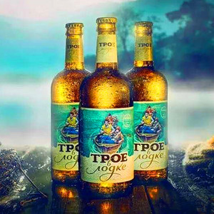 原瓶进口俄罗斯三兄弟精酿啤酒4.9P0ml玻璃瓶装 柔和淡甜味聚会