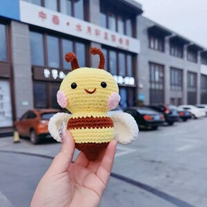 迷你小动物玩偶娃娃挂件手工diy材料包毛线编织手工自制送男女友