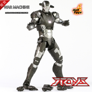 【现货】HotToys HT 1/6钢铁侠3压铸合金 MK2战争机器2.0 MMS198