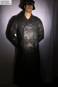 【二战德国原品收藏】1940年古董羊皮真皮大衣稀有收藏军官皮衣