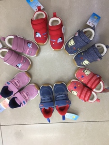 足盟宝宝棉鞋女1-3岁冬季男加绒儿童二棉鞋软底防滑学步鞋机能鞋