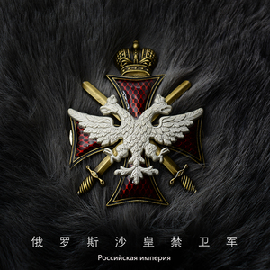 俄罗斯双头鹰十字双剑沙皇禁卫奖章军近卫军证章骑兵佩章
