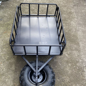 改装小公牛火星沙滩车拖斗自制四轮摩托车后拖车挂斗载物货箱货斗