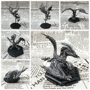 正版散货 石像版 第3代 金狮子雄火龙冰牙龙 盒蛋手办