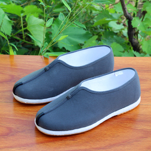 内联升夹鞋僧鞋灰色僧夹鞋千层底手工布底鞋老字号北京布鞋8177a