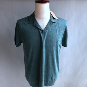 ex-163  50  桑蚕丝 样板衣 男士 短袖t恤 阿岩男装