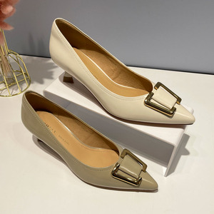 comely康莉女鞋2022年春款专柜正品浅口细跟尖头女单鞋kyq21053