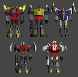 gytoys手工坊 变形金刚 g1 机器恐龙 部队 钢索淤泥铁渣嚎叫飞镖