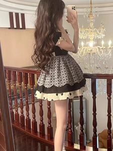 夏季洛丽塔珍妮的下午茶Lolita可爱洋装甜美少女连衣裙短款日常