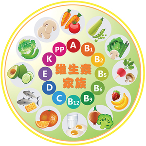 幼儿园健康教育养成教育平衡营养膳食不挑食进餐习惯维生素宣传画