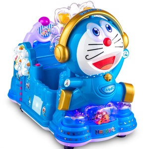 2018新款电动儿童q投币摇摆机商用叮当猫摇摇车摇摇马小型家用