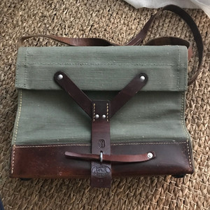 胡椒盐#复古军包 瑞士军包 二战军包 军用古董单肩背包斜挎包