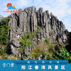 [春湾风景区-大门票]广东阳春春湾石林门票,含龙宫岩