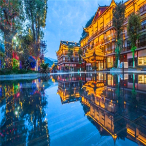 剑河仰阿莎民族酒店丨含双早 双人温泉门票 清江湖游船2张