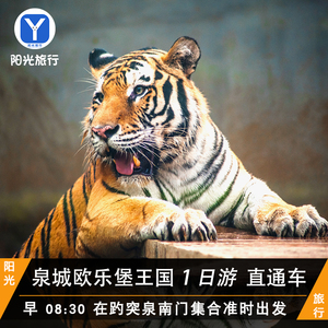 泉城欧乐堡动物王国纯玩一日游直通车济南趵突泉南门出发含门票通