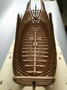 长风模型行8【世铖出品】1:48五月花号 全肋骨实木帆船套件 船模