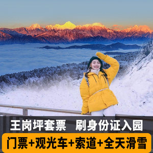 王岗坪景区门票 索道 观光车全天滑雪刷身份证入园快速出票