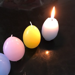 厂家供应复活节万圣节鸡蛋蜡烛工艺蜡烛