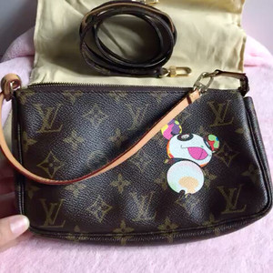 lv 熊猫手包,村上隆限量版,好收藏lv 路易威登 村上隆