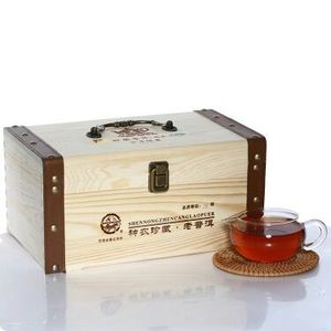 国辉神农特级十年陈香珍藏普洱茶熟茶散茶800g茶叶实木盒装礼茶