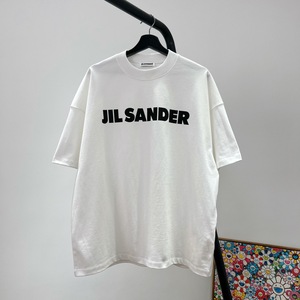 jilsander短袖应采儿明星同款经典大logo字母轮廓形基础男女t恤潮