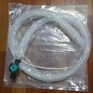 重复式无创呼吸机单管管路/单管带阀/有创单管呼吸机螺纹管路组