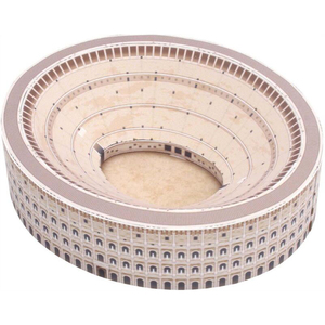 纸模型制作diy手工益智玩具迷你意大利罗马角斗场3d立体建筑折纸