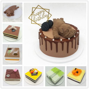 树上茗香旗舰店天猫网红沙皮狗生日蛋糕同城配送in打断狗腿情侣男女