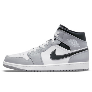 耐克男鞋air jordan 1 aj1烟灰白高帮运动板鞋休闲鞋554724-078