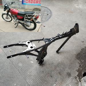 摩托车宗申cg125男装国产力帆125珠江125车架龙骨架大梁主支架