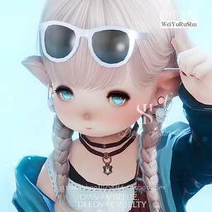 最终幻想14ff14捏脸数据脸型母肥拉拉菲尔族 可爱肥肥捏脸