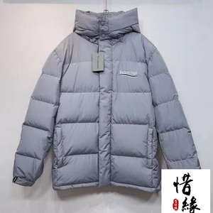 balenciaga/巴黎世家 21秋冬可乐波浪logo刺绣连帽羽绒服男外套女