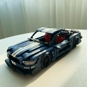 兼容乐高moc野马科技系列汽车模型成年高难度拼装积木玩具