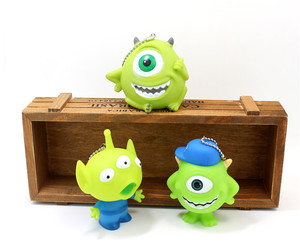 玩具总动员怪兽大学大眼仔三眼仔公仔玩具娃娃钥匙扣 包挂件摆件