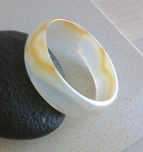 天然玛瑙石头手镯金丝玉手链戈壁真玉镯子手环妈妈款大口径大号64