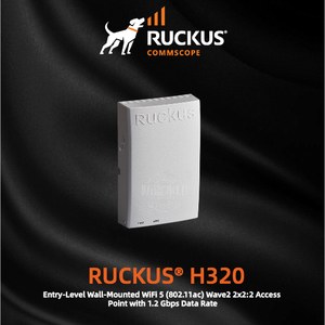RUCKUS美国优科901-H320-WW00酒店专用802.11ac Wave2双频面板AP