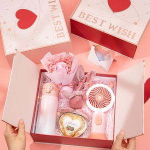 七夕情人节礼物送女朋友实用浪漫特别走心生日女生女友爱心礼盒