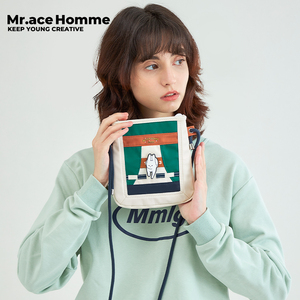 mrace萌兔系列 原创设计斜挎包手机包女学生休闲单肩包小众零钱包