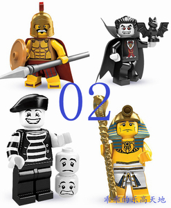 乐高 lego 8684 人仔抽抽乐二2季 斯巴达战士 原包装