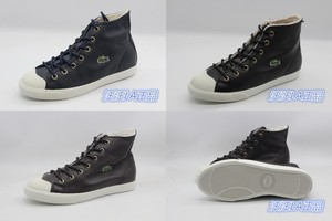 LACOSTE/法国鳄鱼高帮牛皮仿羊羔毛男女鞋30SPW0008（瑕疵品）