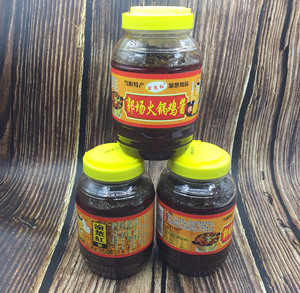 郭场鸡酱火锅鸡酱料湖北当阳特产渝楚红调味料900克1瓶装