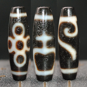 天然真品龙鳞纹凤血玛瑙玉髓二三四五七八九眼宝瓶天珠锁骨链手链